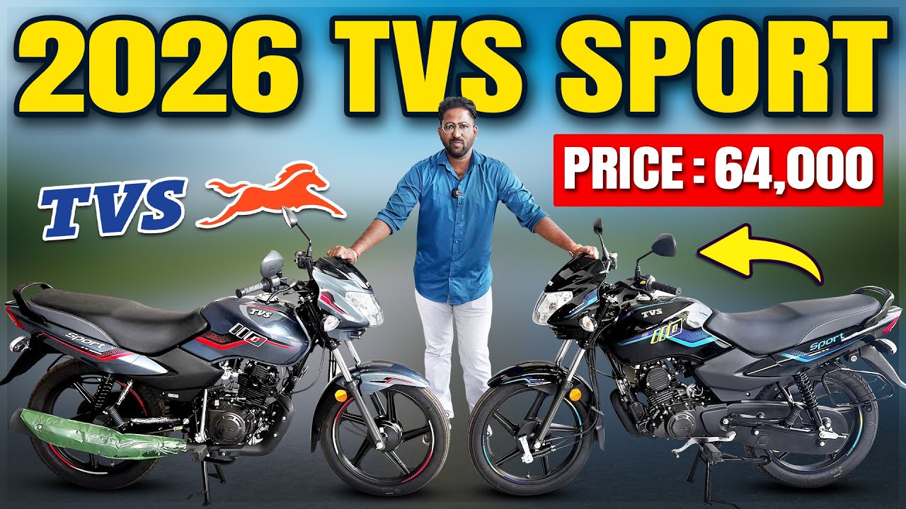 TVS Sport Review 2026 | Mileage, Comfort, Performance & Price Explained