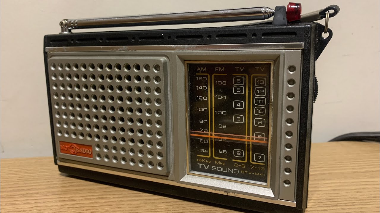 Conserto: Rádio antigo Motoradio RTV-M41 