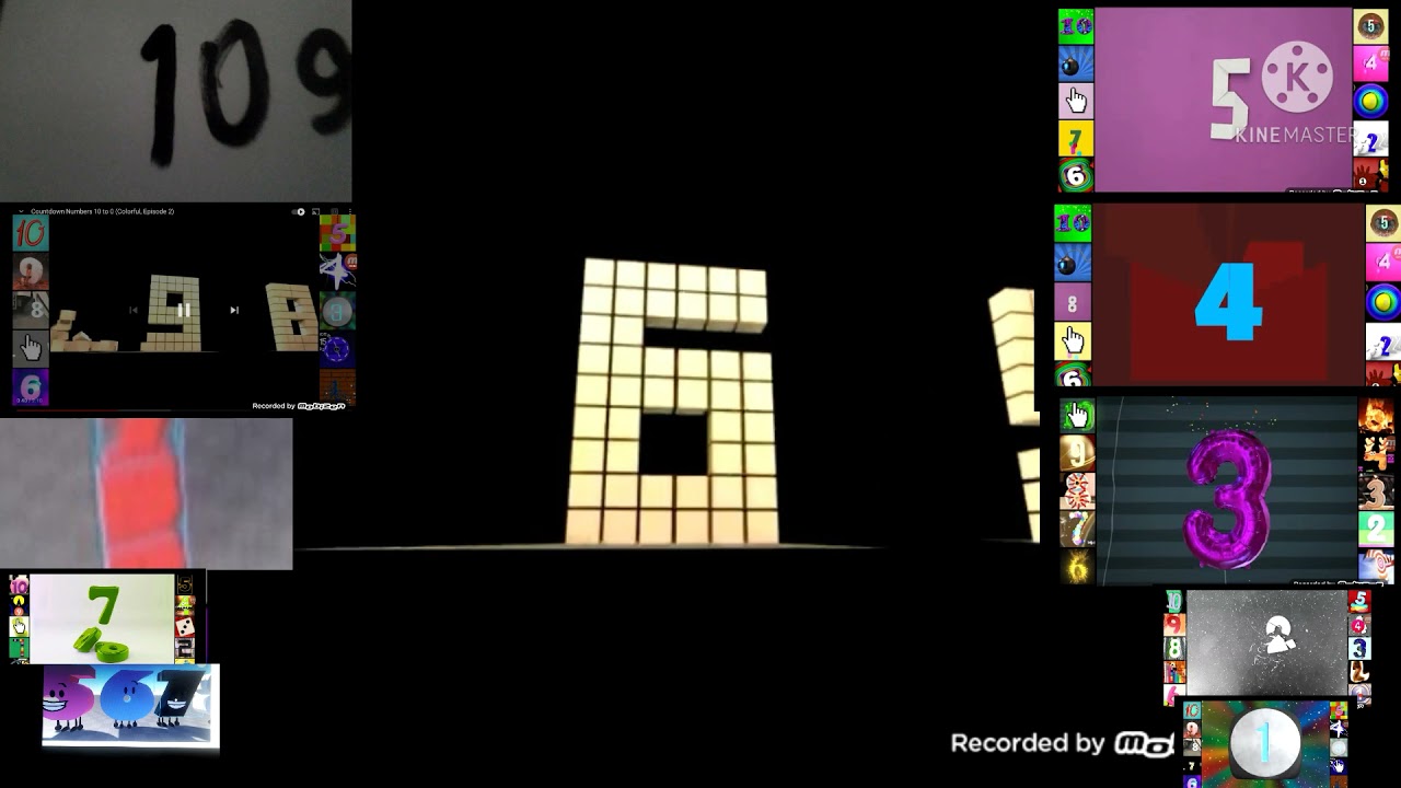 Countdown numbers from 10 (Bfdi Dream Roblox Textstory And More)