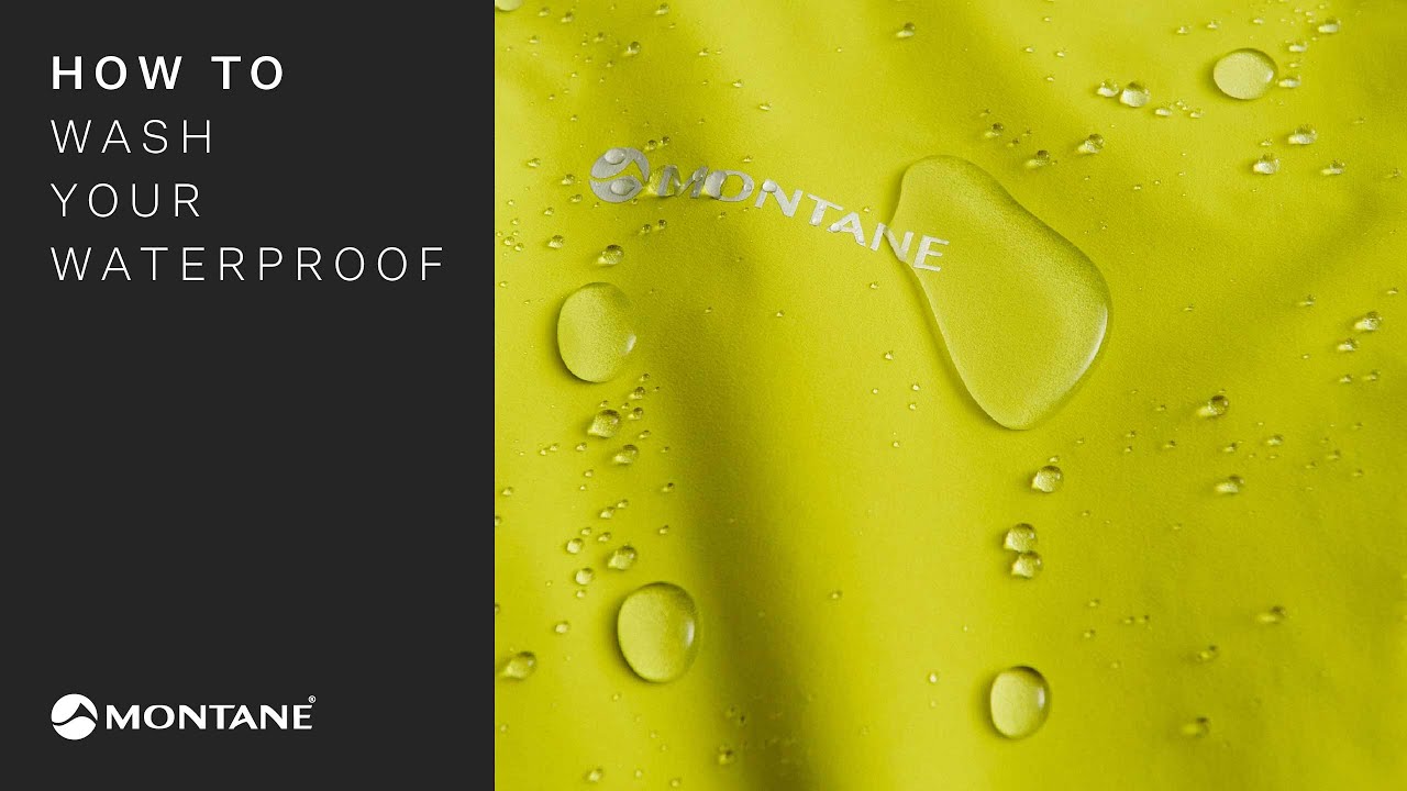 Montane | How to Wash and Dry Your Waterproof