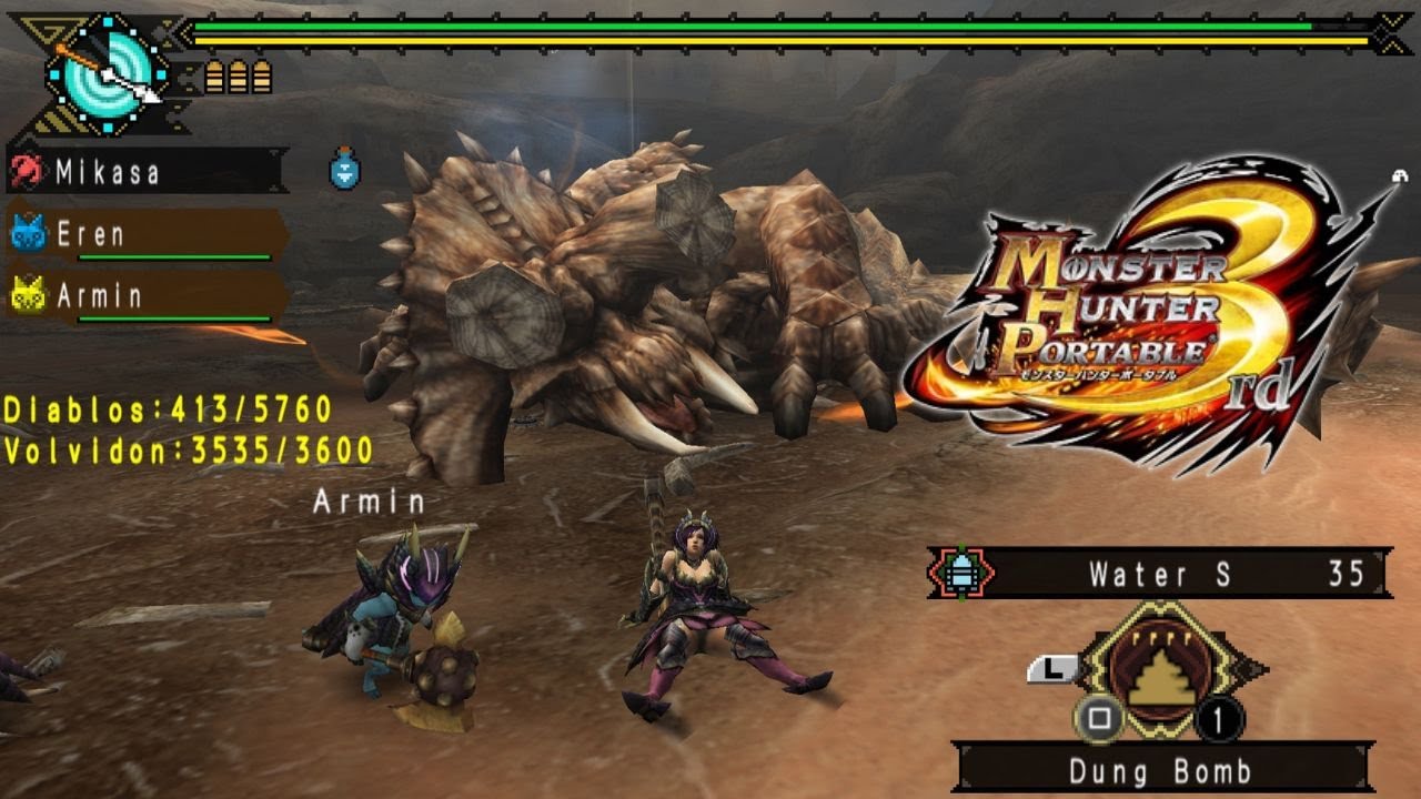 Diablos Light Bowgun MHP3rd