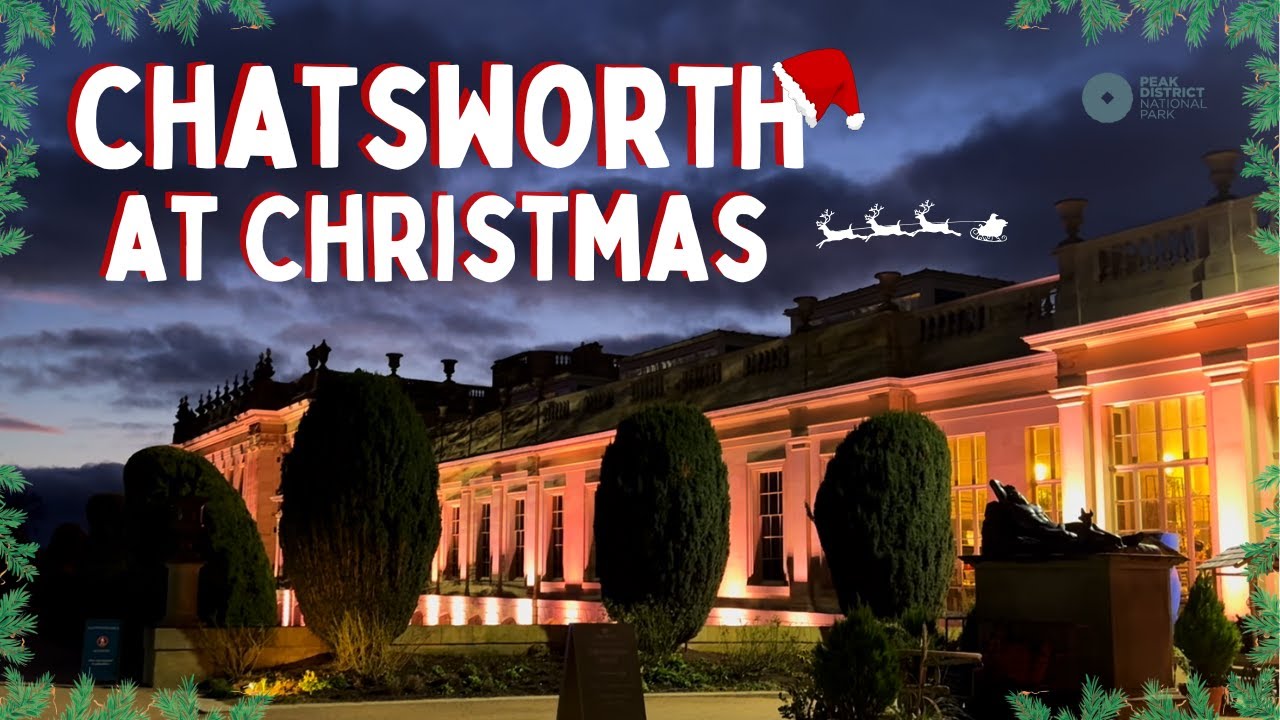 CHATSWORTH HOUSE at Christmas | Eyam History | Mam Tor | Winnats Pass POV Drive | Peak District
