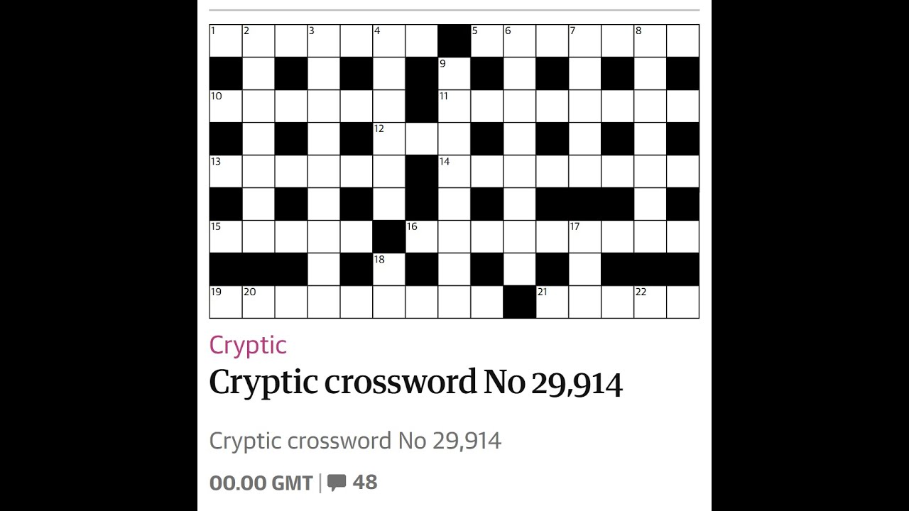 The Guardian Cryptic Crossword No. 29,914 - 27/01/2026