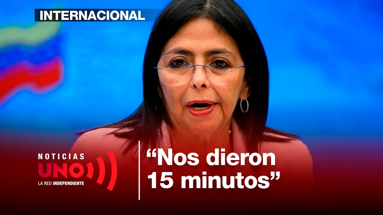 Delcy Rodríguez revela amenaza de muerte tras captura de Nicolás Maduro | Noticias UNO