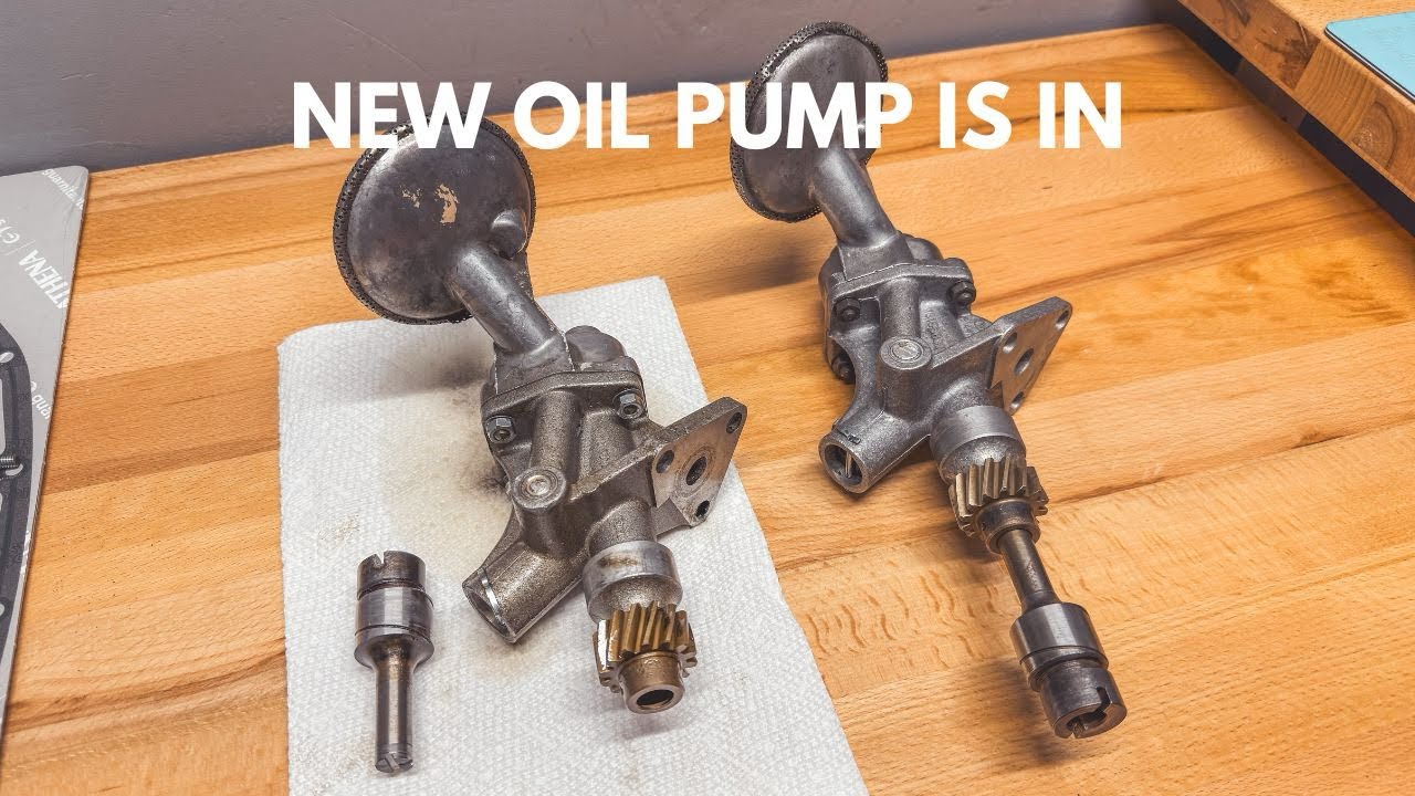 Alfa GTV oil pump install after dyno failure