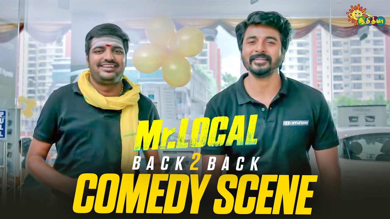 Mr. Local – Back to Back Comedy Scene 😂 | Sivakarthikeyan | Robo Shankar | Sathish | Adithya TV