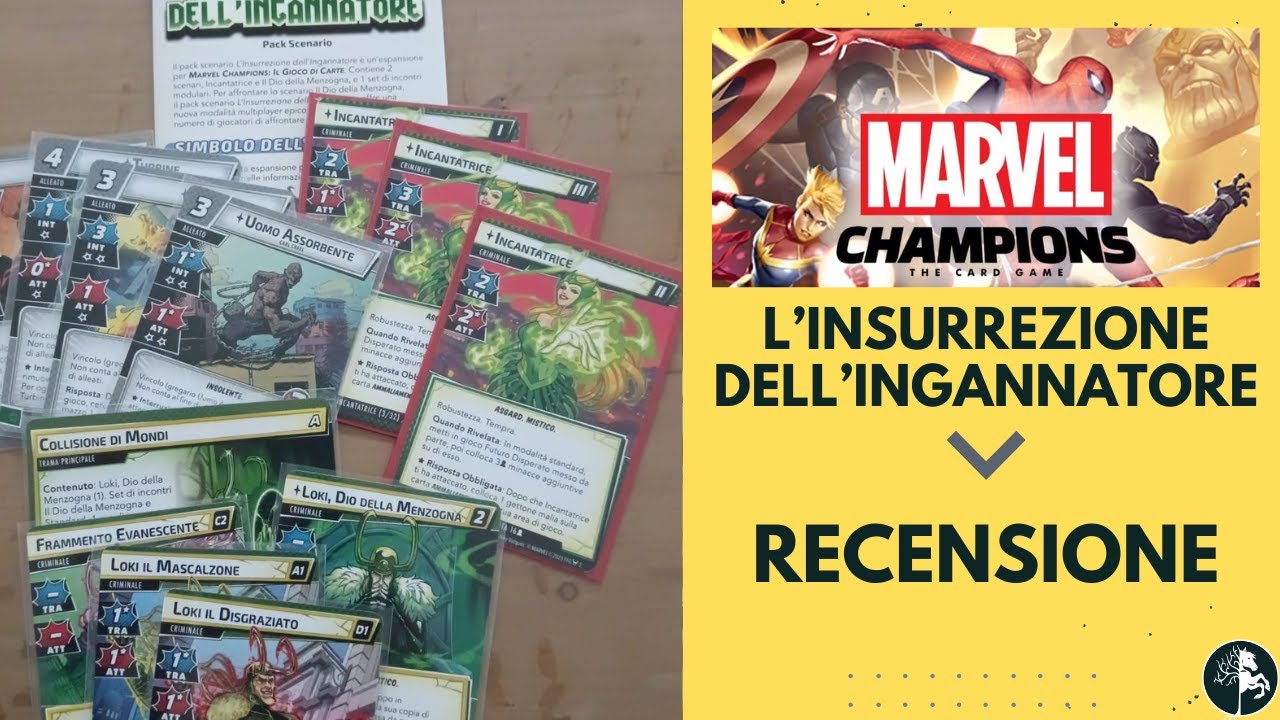L'Insurrezione dell'Ingannatore - Recensione - Marvel Champions LCG