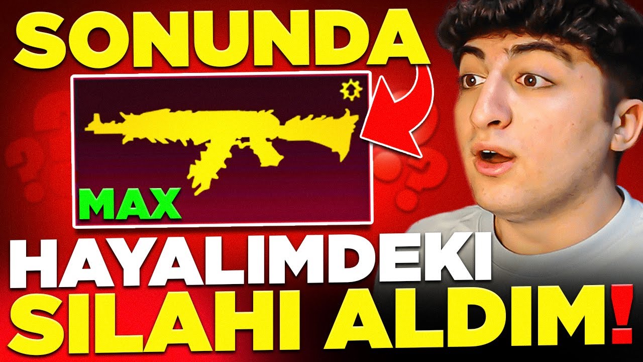 SONUNDA HAYALİMDEKİ YÜKSELTİLEBİLİR SİLAHI ALDIM! (teşekkürler 😍) | PUBG Mobile