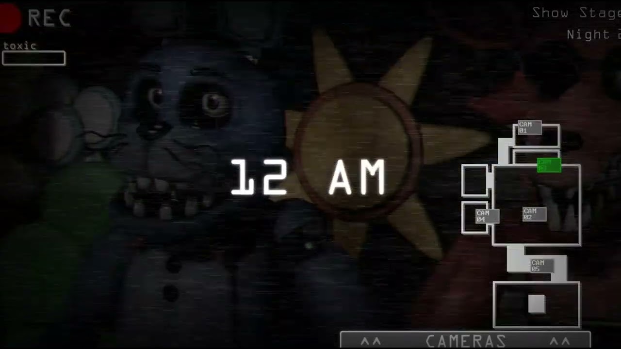 FNAB  1-2 Nights BONNIE AND HIS GANG TRY TO KILL MEEEE!