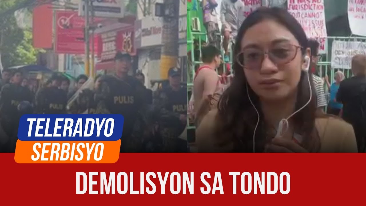 Tondo residents fear losing homes, livelihood in looming demolition | (26 May 2025)