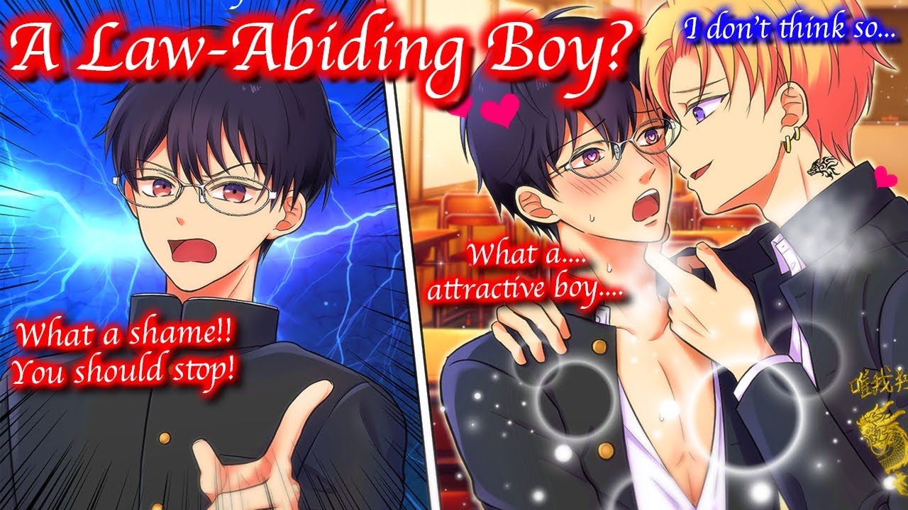 【BL Anime】A law-abiding boy will bunk class for the first time with an attractive delinquent.