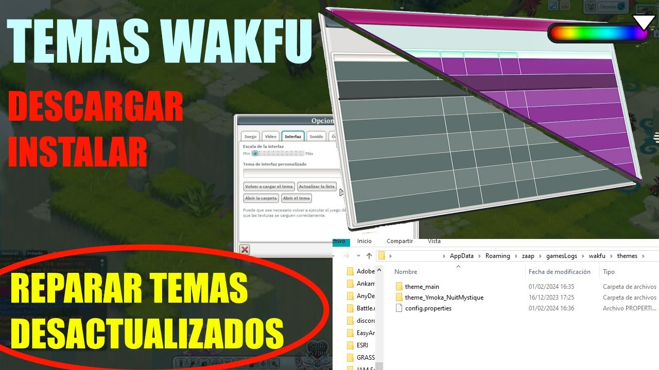 Guía de Temas! Instalar Temas Desactualizados!! WAKFU