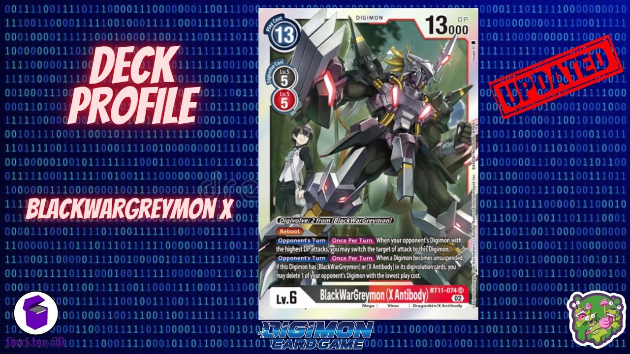 Deck profile BlackWarGreymon X | BT16