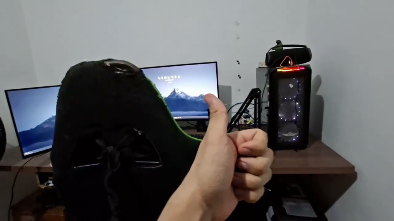 Meu quarto gaymer de clt
