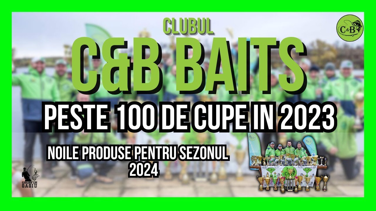 C&B FISHING, nada care revoluționează pescuitul la feeder, vă prezintă cele peste 100 de trofee LIVE