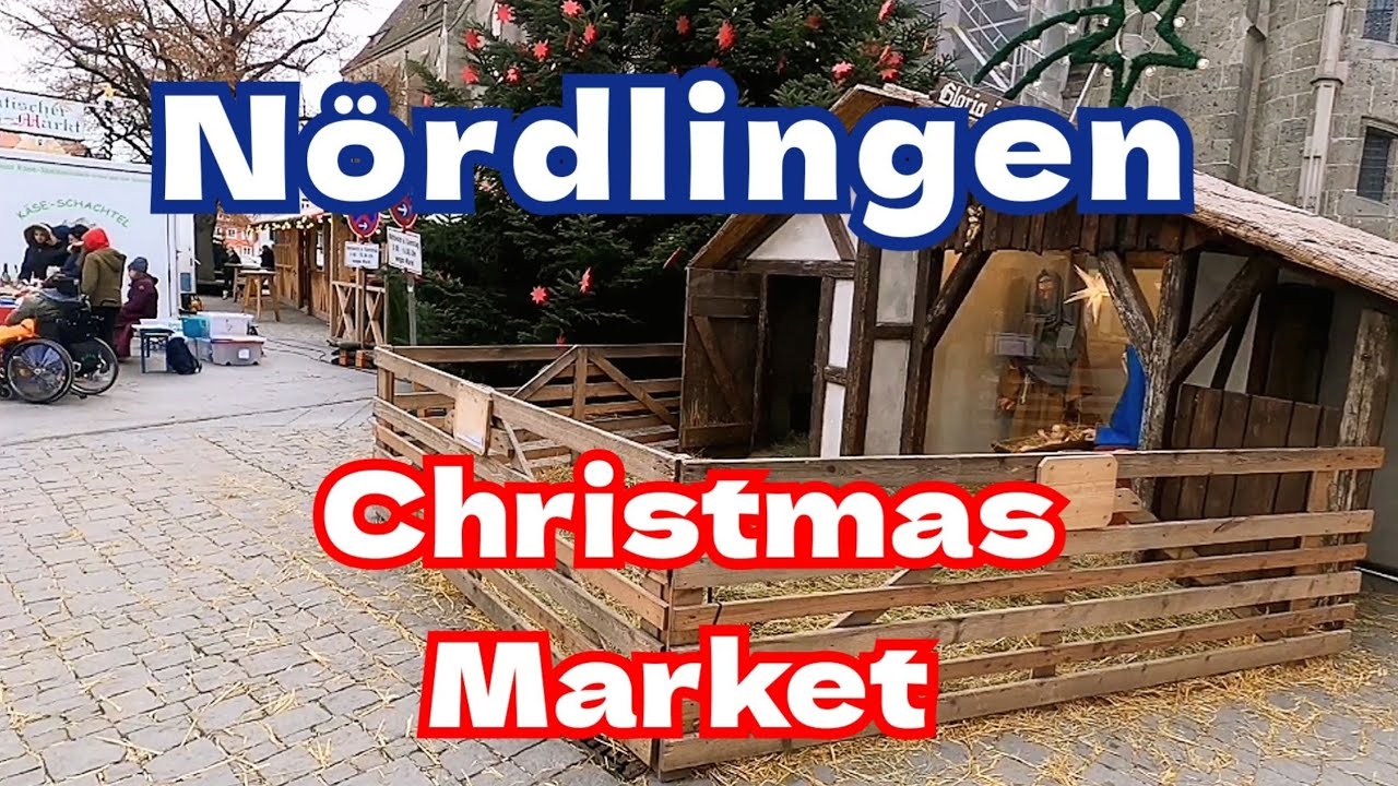 Nördlingen Weihnachtsmarkt am 07. Dezember 2022 | Germany Walking Tour