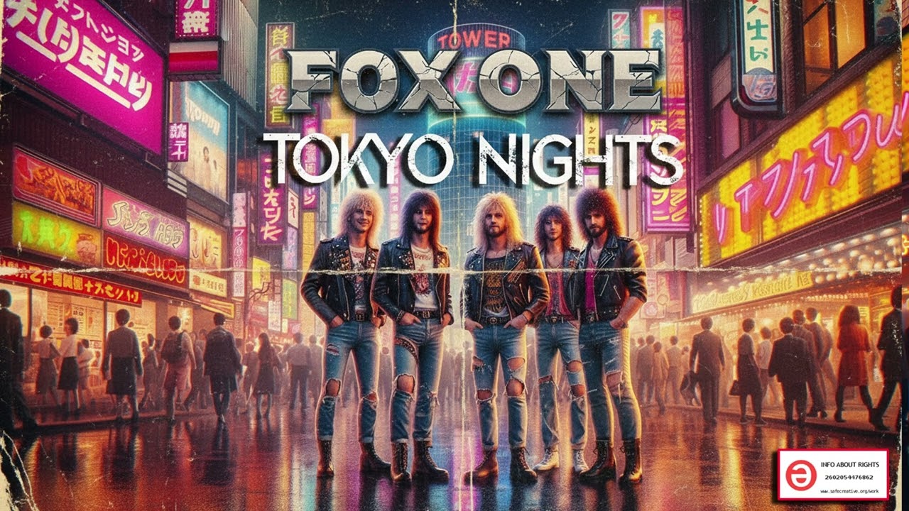 FOX ONE - TOKYO NIGHTS (80S GLAM ROCK/HARD ROCK)