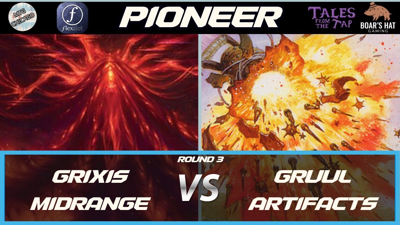 Grixis Midrange против Gruul Artifacts [MTG Pioneer, 1-й раунд]