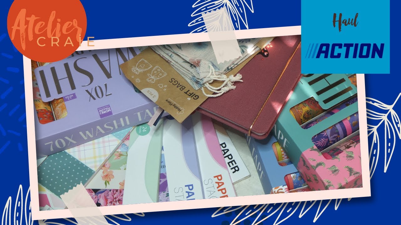 HAUL ACTION l Superbes nouveautés l Voix cassée l Scrapbooking