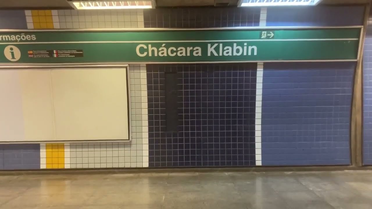 Trecho entre Alto do Ipiranga e Ch&aacute;cara Klabin no TUE L43 - Linha 2 Verde