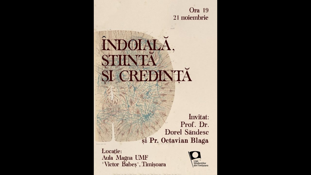 Conferința „Îndoială, știință și credință”, 21 nov. '25 - Prof.Dr.Dorel Săndesc și Pr.Octavian Blaga