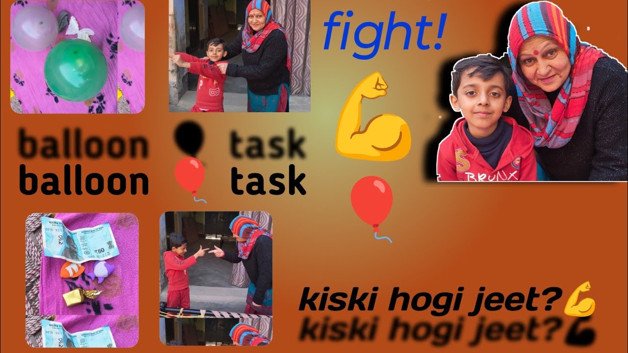 Nani vs Beta: The Ultimate Balloon Challenge! 🎈 @MeetChaudhary-r6t 