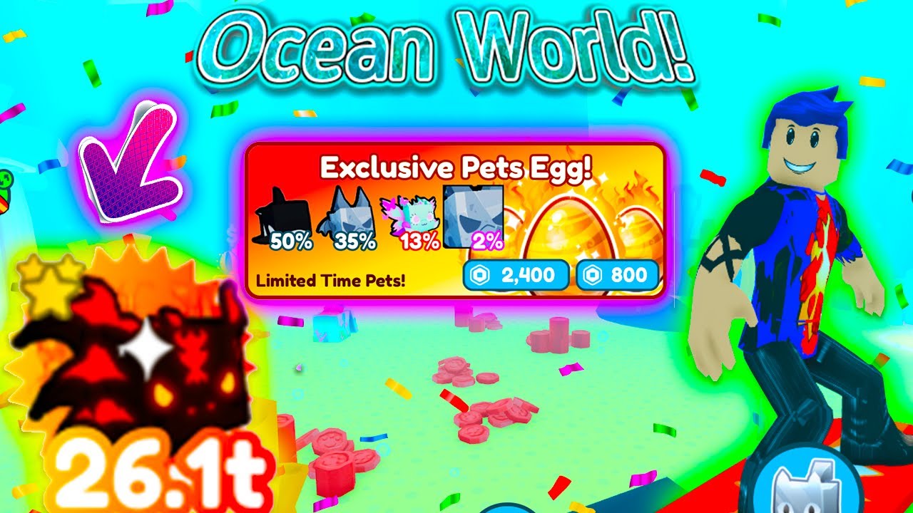 НОВЫЙ МИР В Pet Simulator X 🌊 Ocean World! РОБЛОКС  Roblox