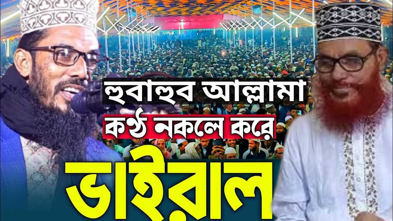 হুবাহুব কণ্ঠ নকল করে ভাইরাল । আল্লামা দেলোয়ার হোসাইন সাঈদি । দাওয়াতের দিগন্ত । সম্পূর্ণ নতুন ওয়াজ
