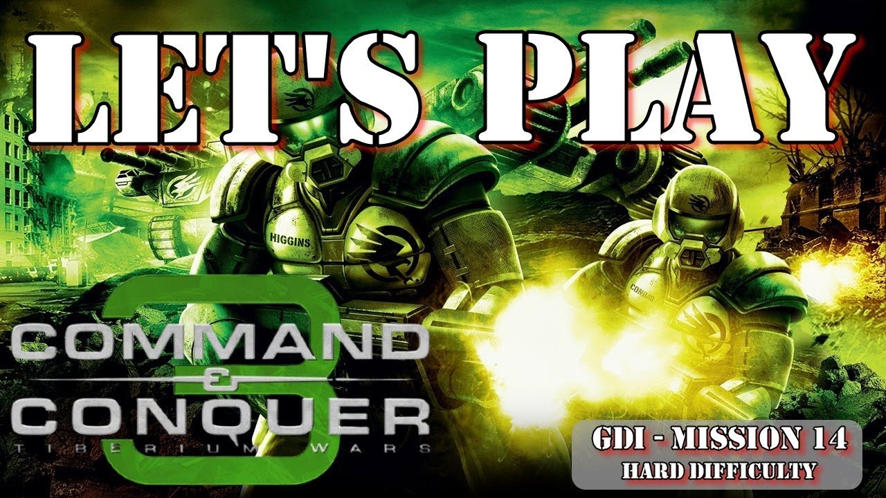 Let's Play Command & Conquer 3 Tiberium Wars | GDI MISSION 14 | Hard Difficulty | The Power Fisters