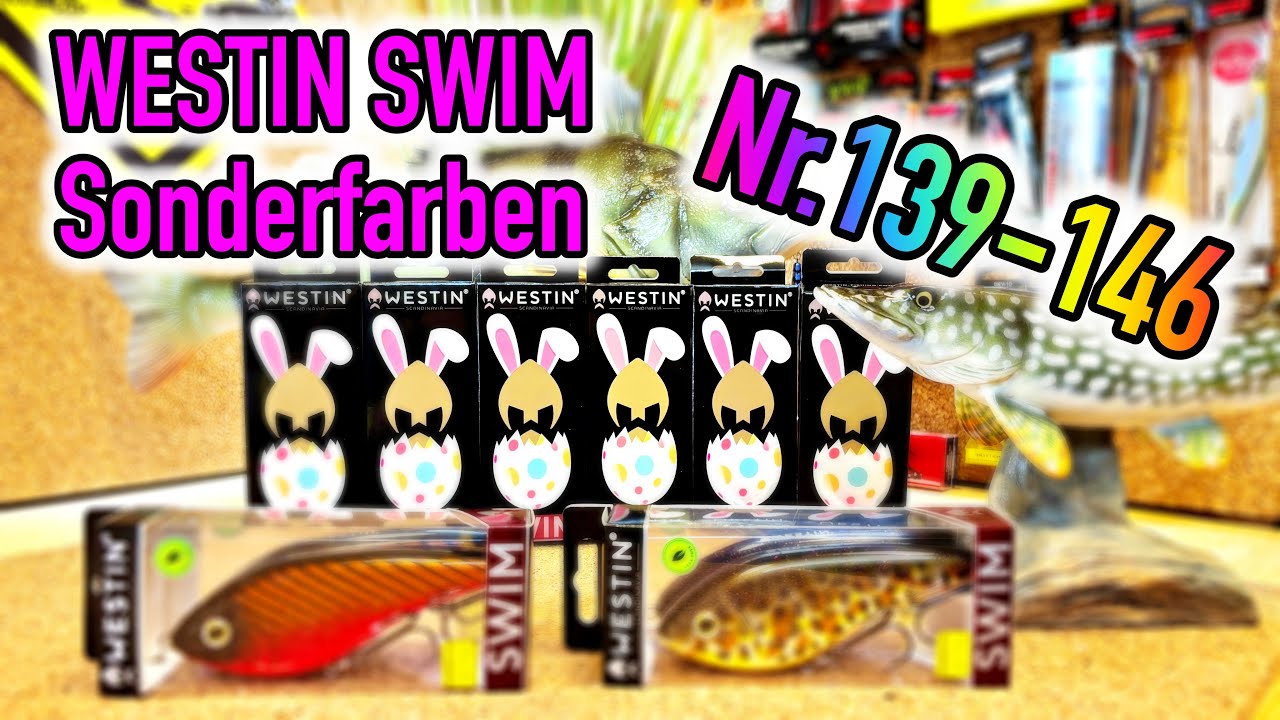 ACHTUNG ⚠️  SPOILER 🚨 WESTIN SWIM Easter Edition und Angelcenter Vögler Sonderfarben Unboxing