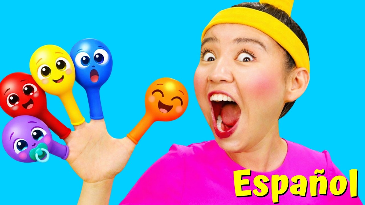 Familia de dedos de globo | Videos y M&uacute;sica para ni&ntilde;os | Babanana Espa&ntilde;ol