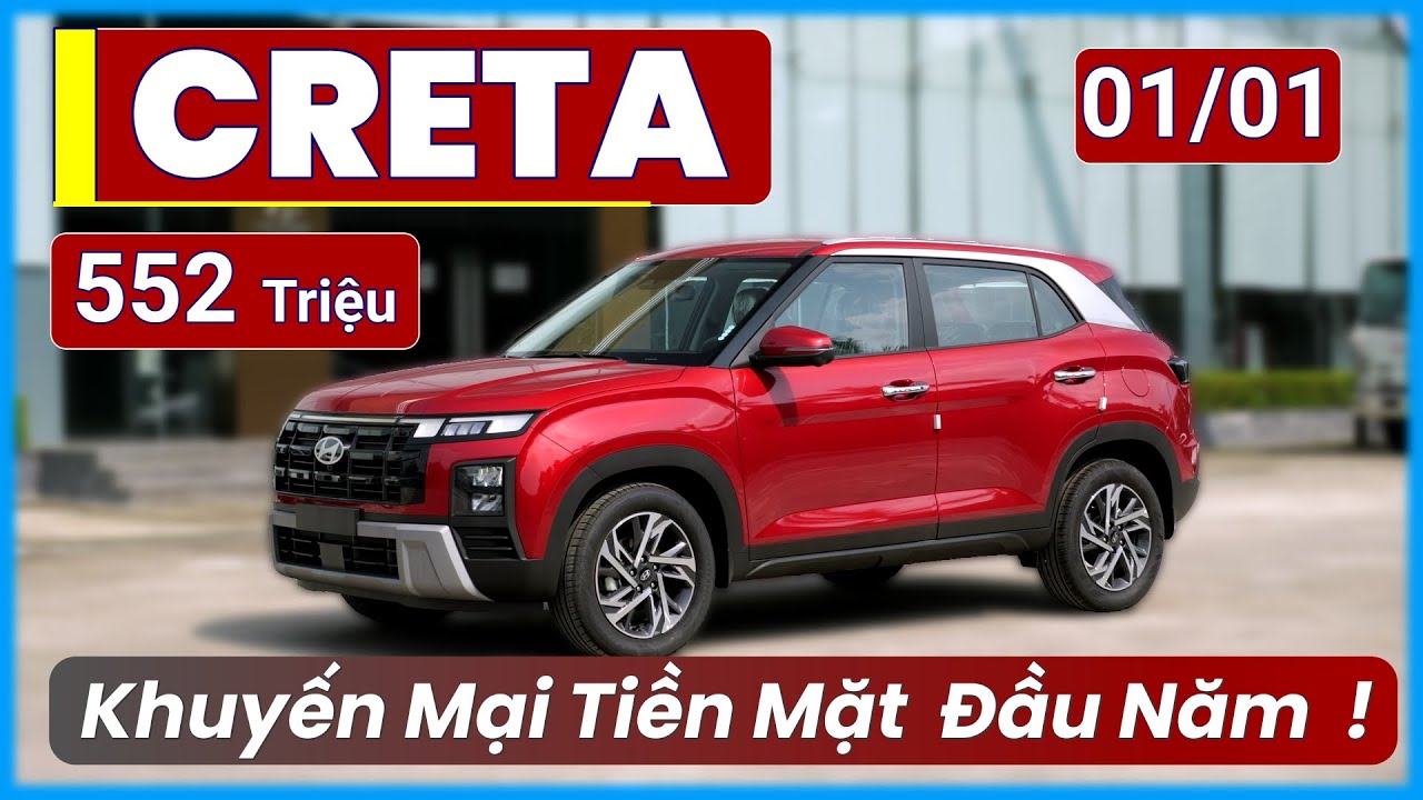 Xe Creta Đầu Năm 2026 Giá Mới. Cập Nhật Ưu Đãi & Khuyến Mại, Mức Giá Này Có Hơn Xforce? | Xe Việt