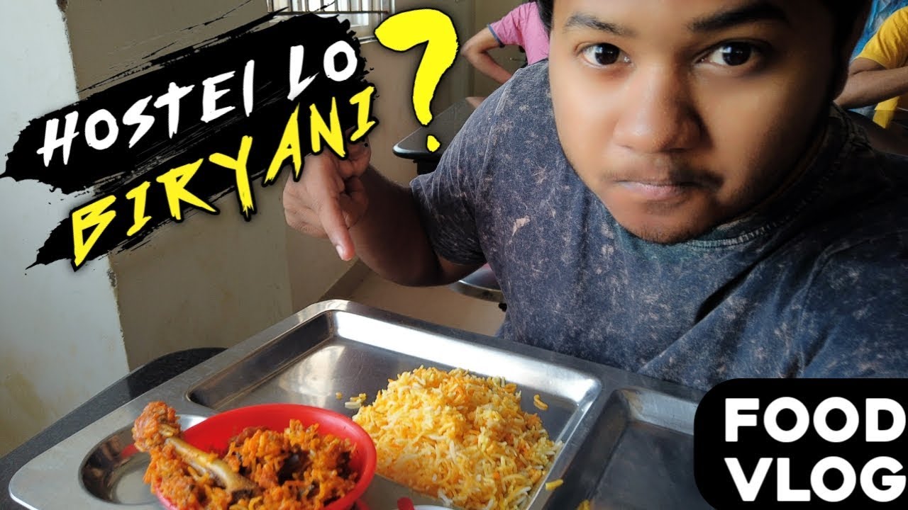 Hostel lo Chicken Dum Biryani | Indian Food Vlog in telugu | Vit Amaravathi AP University