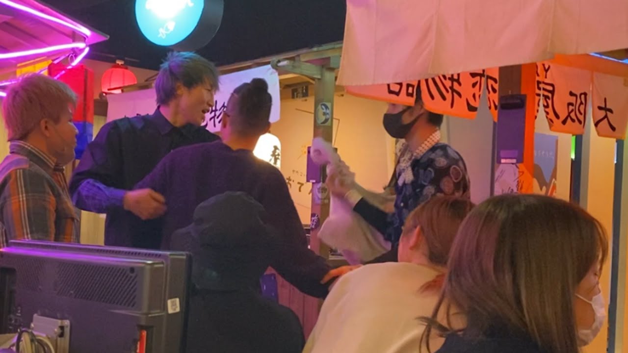 【修羅場】相席屋でチンピラが女の子に乱暴してたら安保瑠輝也が助けに入ってヤバい状態に…