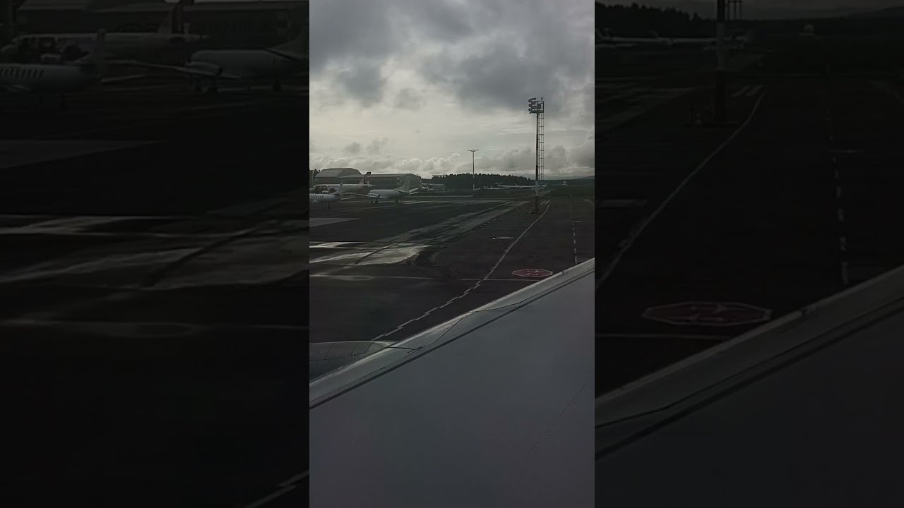 Landing with Turkish Airlines at Jože Pučnik Ljubljana Airport, Slovenia 13-3-2023
