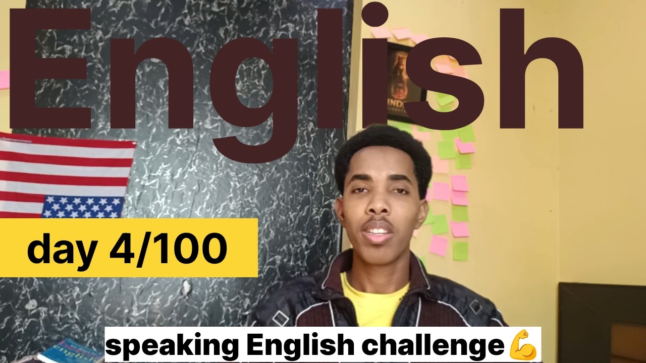 Learn English with me! Day 4 speaking English challenge💪