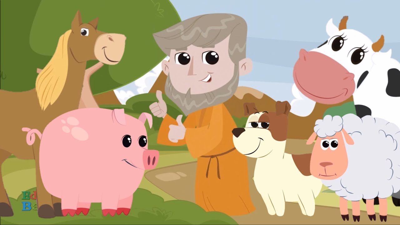 🐷🐶🐮 En el Arca de Noe - Canción de Sonidos de los Animales - Canciones Infantiles - Onomatopeyas
