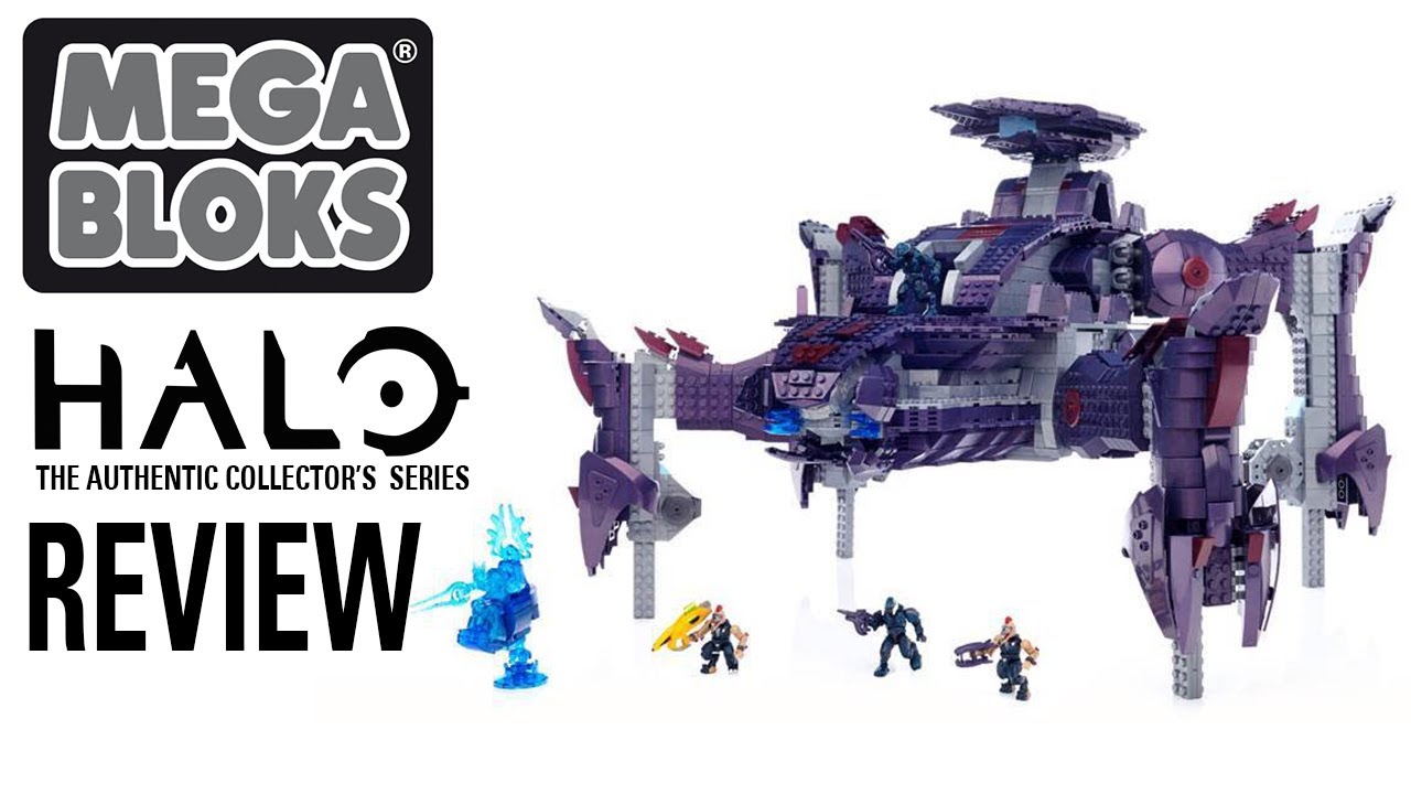MEGA BLOKS HALO Covenant Scarab Review