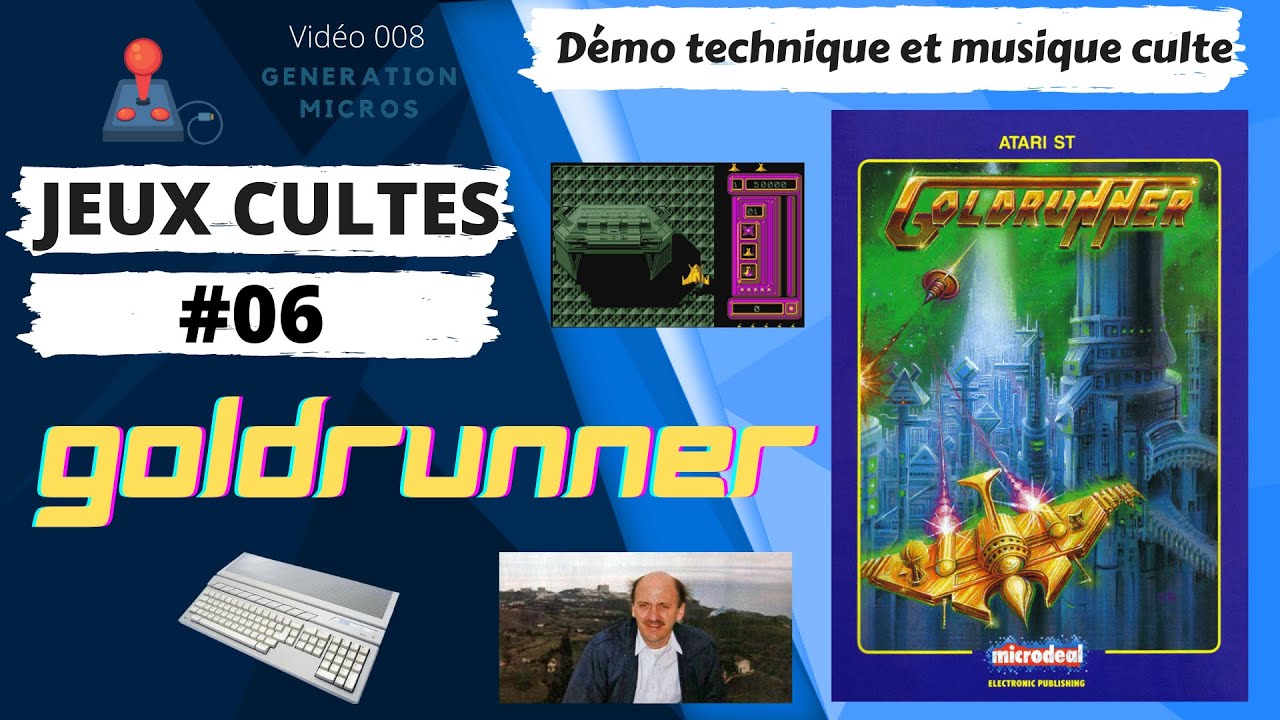 Jeux Cultes : Goldrunner sur Atari ST et Amiga.