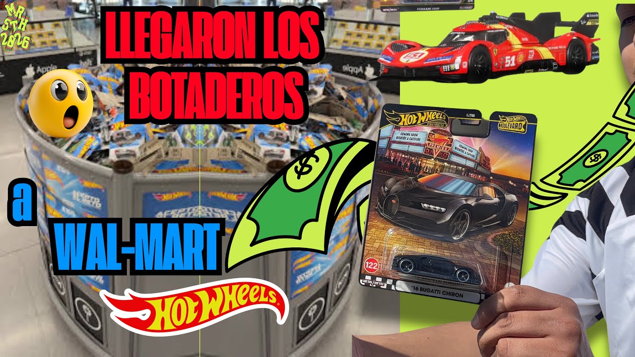 Sacaron Botadero de Hotwheels en Walmart | Nos llevamos el Mustang GTD y Bugatti | Mr STH 