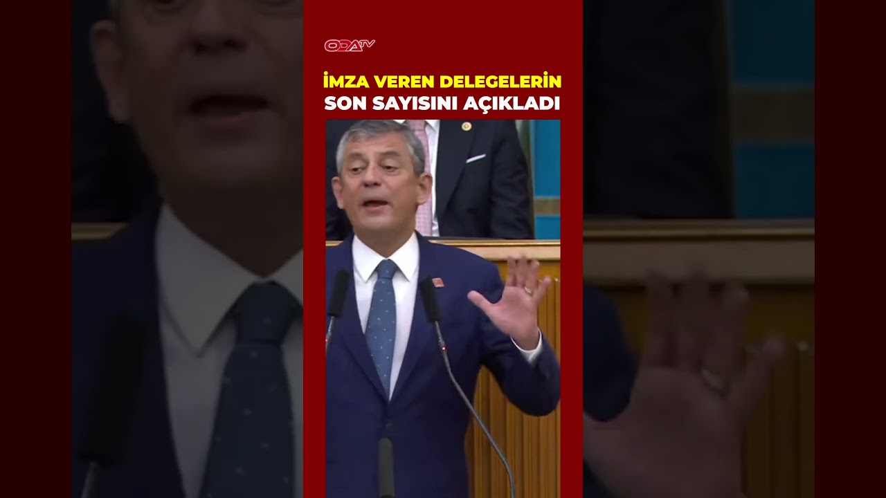 &Ouml;zel, kurultay i&ccedil;in imza atan delege sayısını a&ccedil;ıkladı