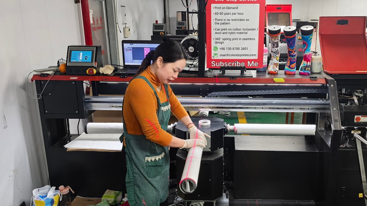 How To Use Socks Printer Make DIY Socks?
