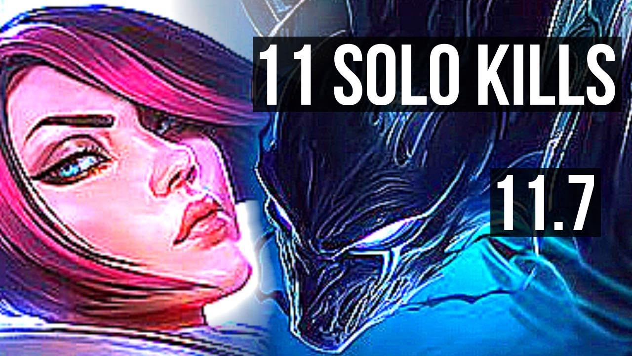 FIORA vs NOCTURNE (TOP) | 11 solo kills, 69% winrate, Legendary | KR Master | v11.7