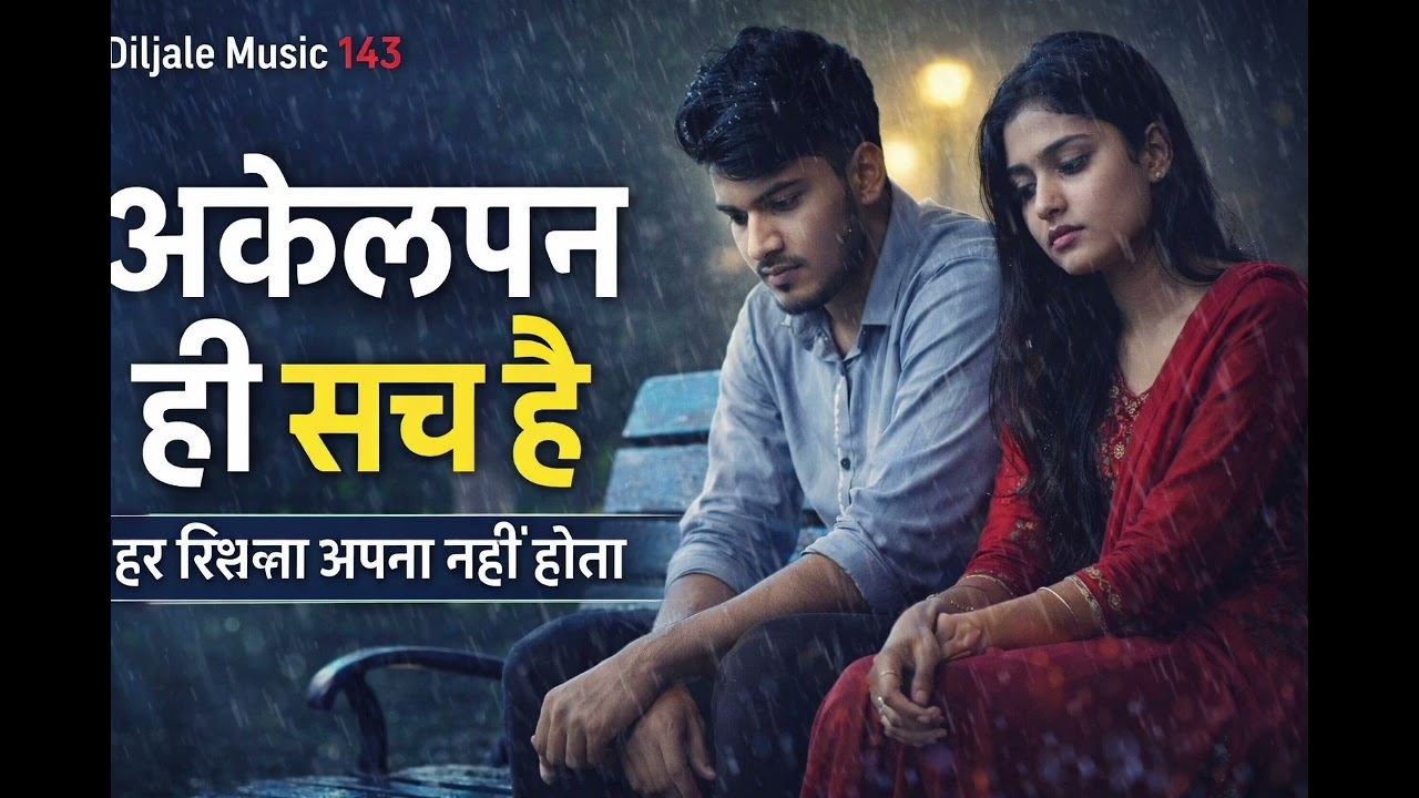 “अकेलेपन की ताकत | Self Love Emotional Poetry | Sad Motivational Hindi Shayari”