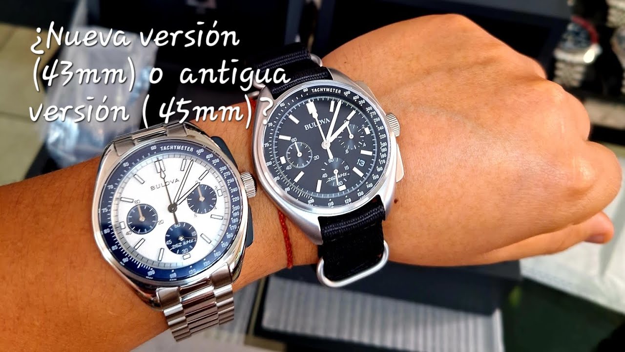 Bulova lunar Pilot ( 45mm vs 43 mm) - Breve reseña y sorteo 1000 suscriptores 🇵🇪⌚️🚀.
