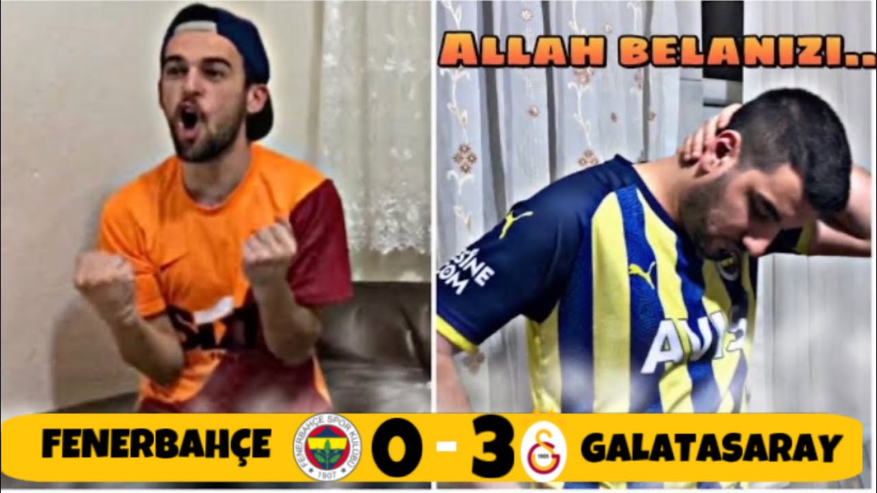Fenerbahçe 0-3 Galatasaray //// Fanatik Fenerbahçeli Maçı Terk Etti!!! (Fenev Ağlamaaa)