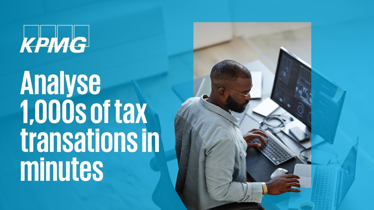 Analyse tax data fast | KPMG Tax Data Analytics Engine