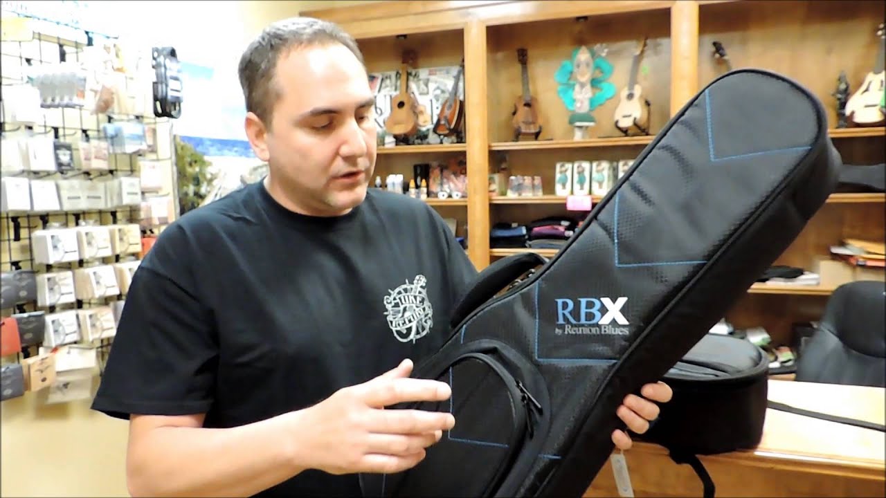 RBX Deluxe Padded Ukulele Semi-Rigid Case by Reunion Blues - UkeRepublic