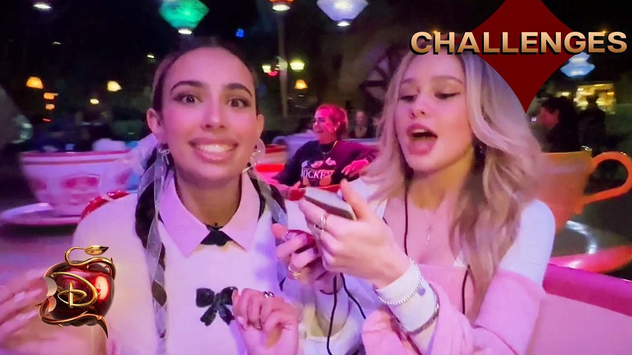 Kylie Cantrall & Ruby Rose Turner Take a Spin on the Disneyland Teacups ☕️ | @disneychannelmusic