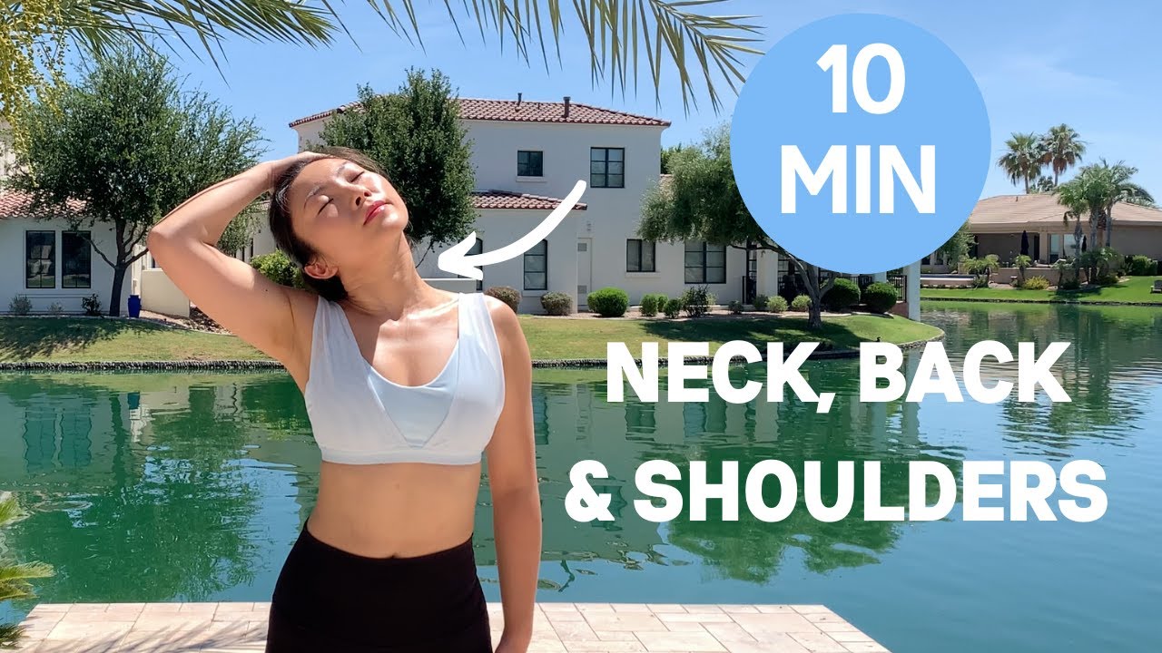 10 MIN NECK, BACK, SHOULDERS STRETCHES & EXERCISES|Fast Pain Relief & Better Posture in 7 Days!